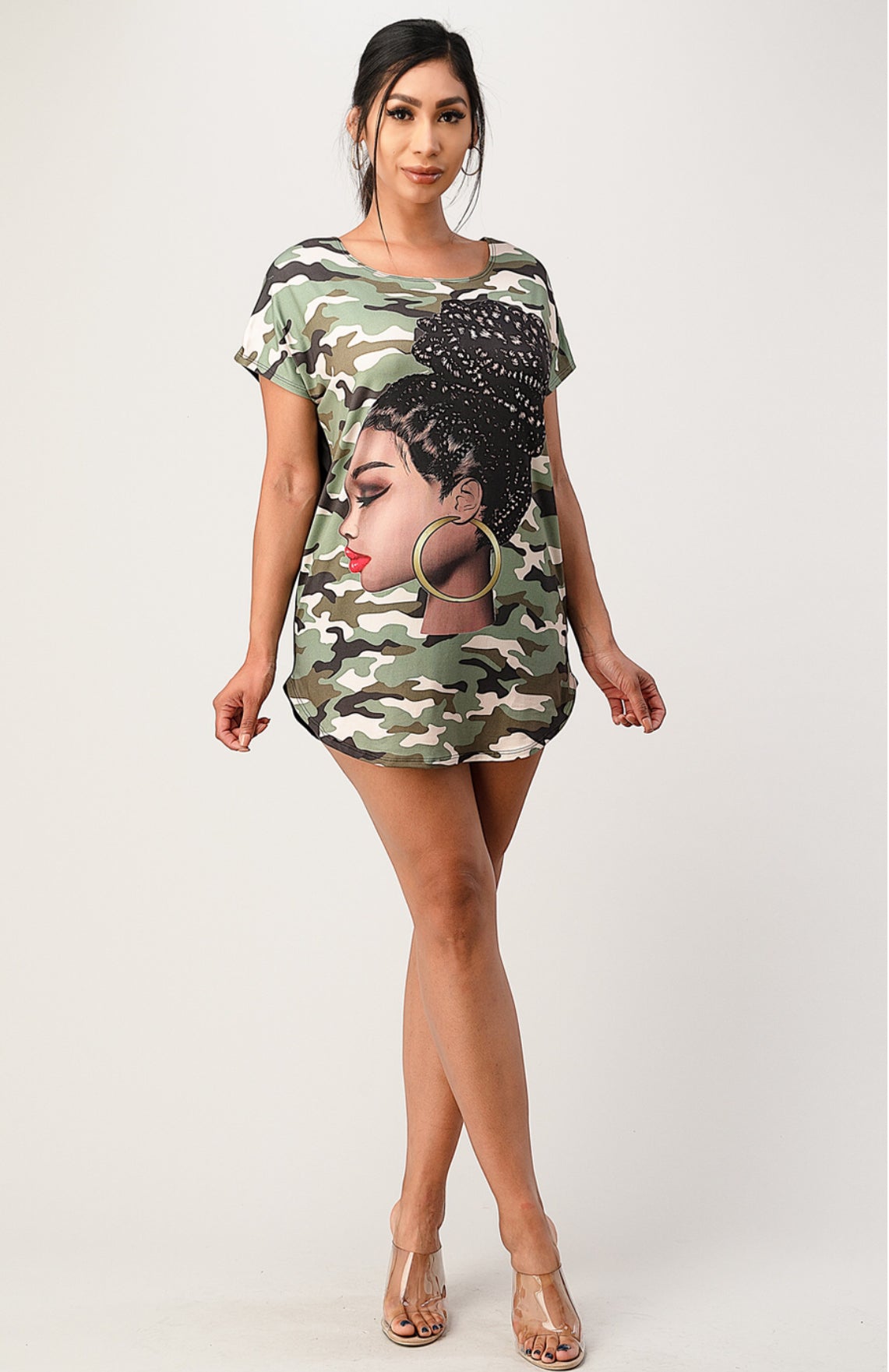 Oversize Woman’s Sublimation Tunic Top