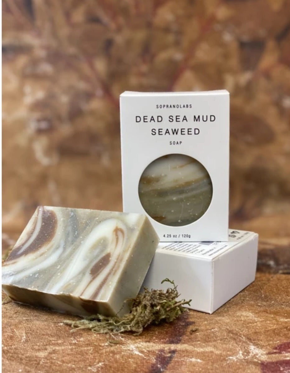 SOPRANOLABS - Dead Sea Mud Seaweed Vegan Soap